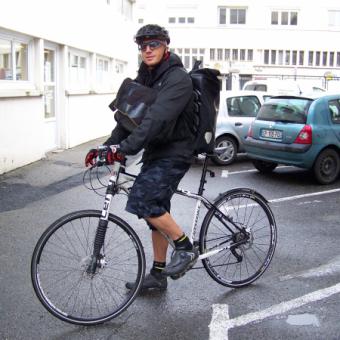 Photo de Frédéric - Coursier à vélo à Caen