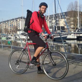 Photo de Guillaume - Coursier à vélo à Caen