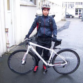 Photo de Romain - Coursier à vélo à Caen